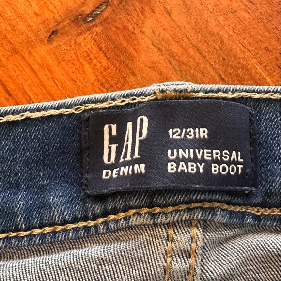 GAP Universal Baby Boot Denim Jeans - Picture 3 of 3